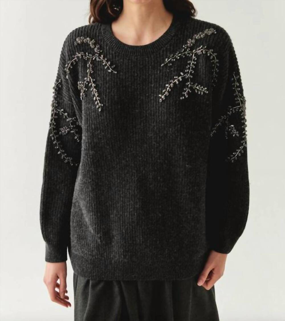 NEW EXQUISE grace sweater in grey